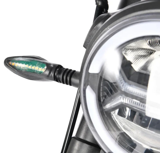 Электроскутер WHITE SIBERIA PRO TRIKE+ 3000W, черный