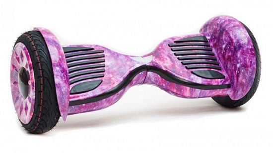 Гироскутер Girobot 10.5 дюймов с APP приложением, розовый космос
