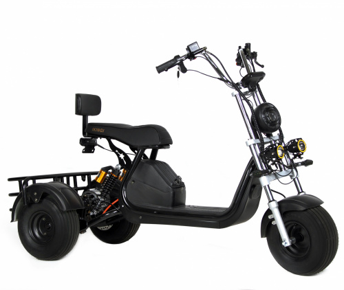 Трехколесный электроскутер Ikingi X1 Pro Trike черный
