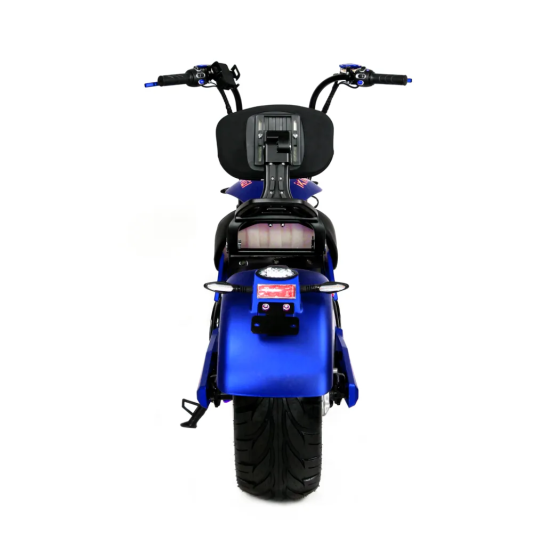 Электрический скутер Ikingi Chopper синий