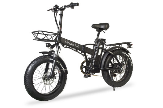 Электровелосипед Minako F10 спицы, черный