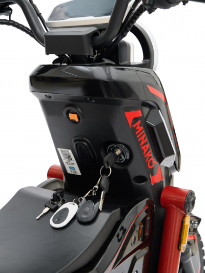 Электровелосипед Minako U2 Pro 30ah, красный