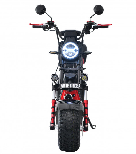 Электроскутер WHITE SIBERIA PRO CITYCOCO 2500W, черный